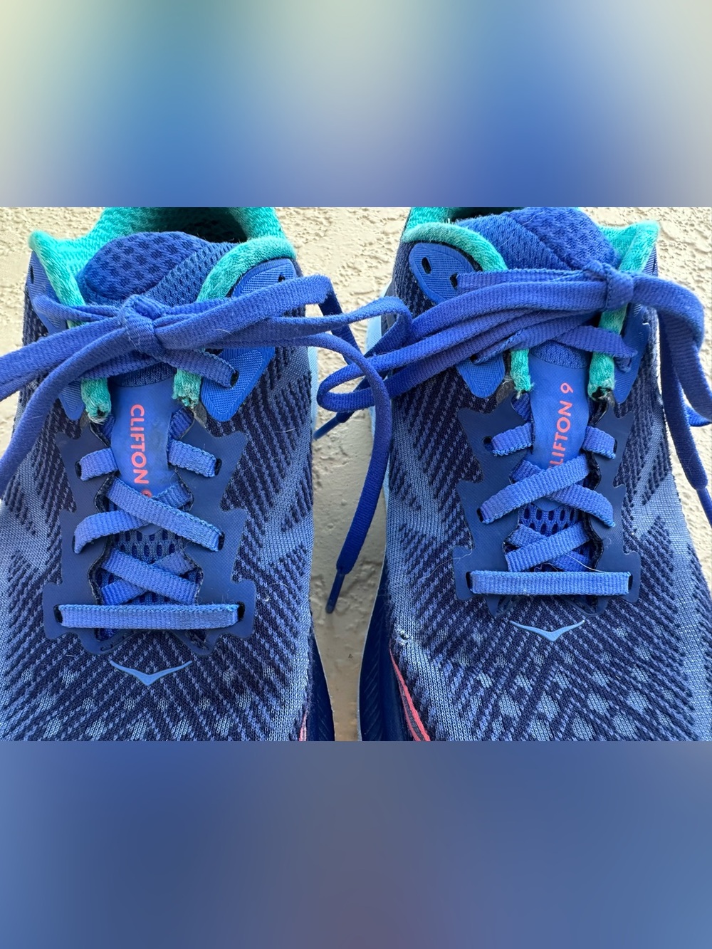 Hoka One One Clifton 9 Bellwether Blue Running Shoes Women’s Size 6.5 Clean - Picture 7 of 15